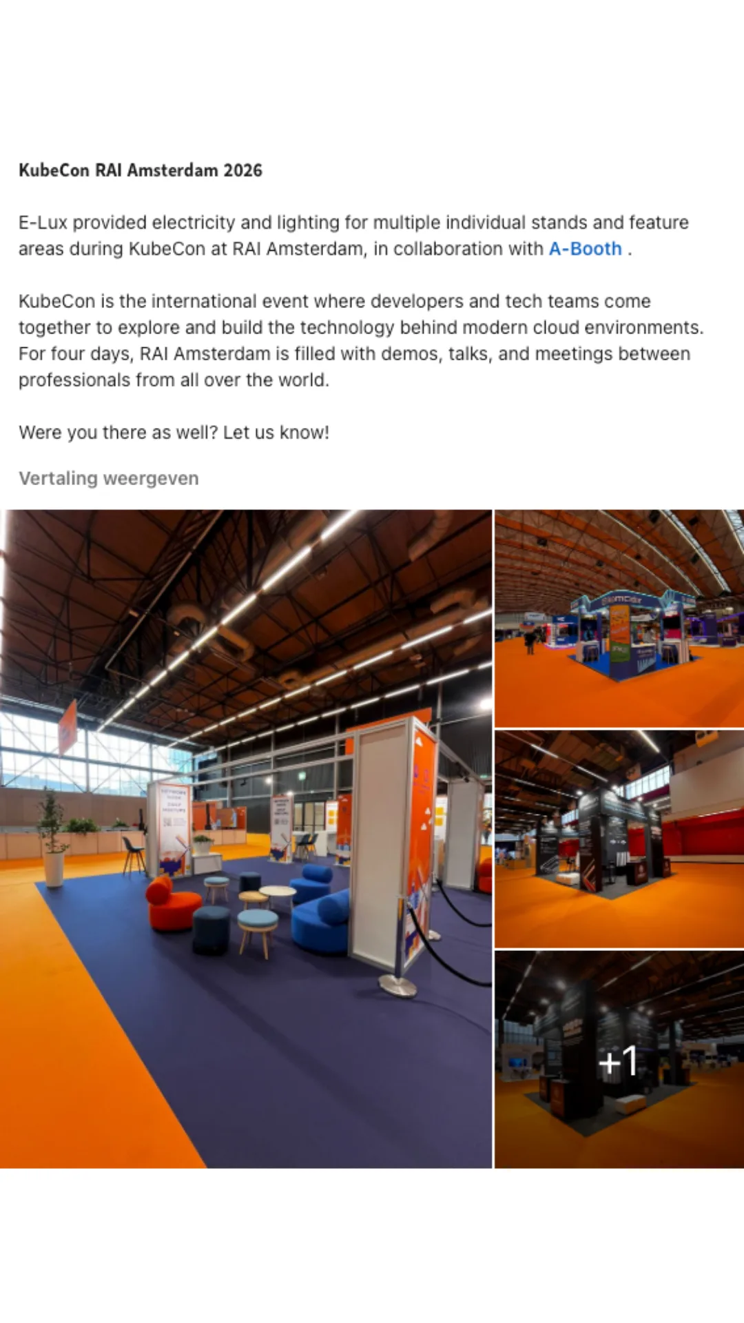 E-Lux LinkedIn bericht 3
