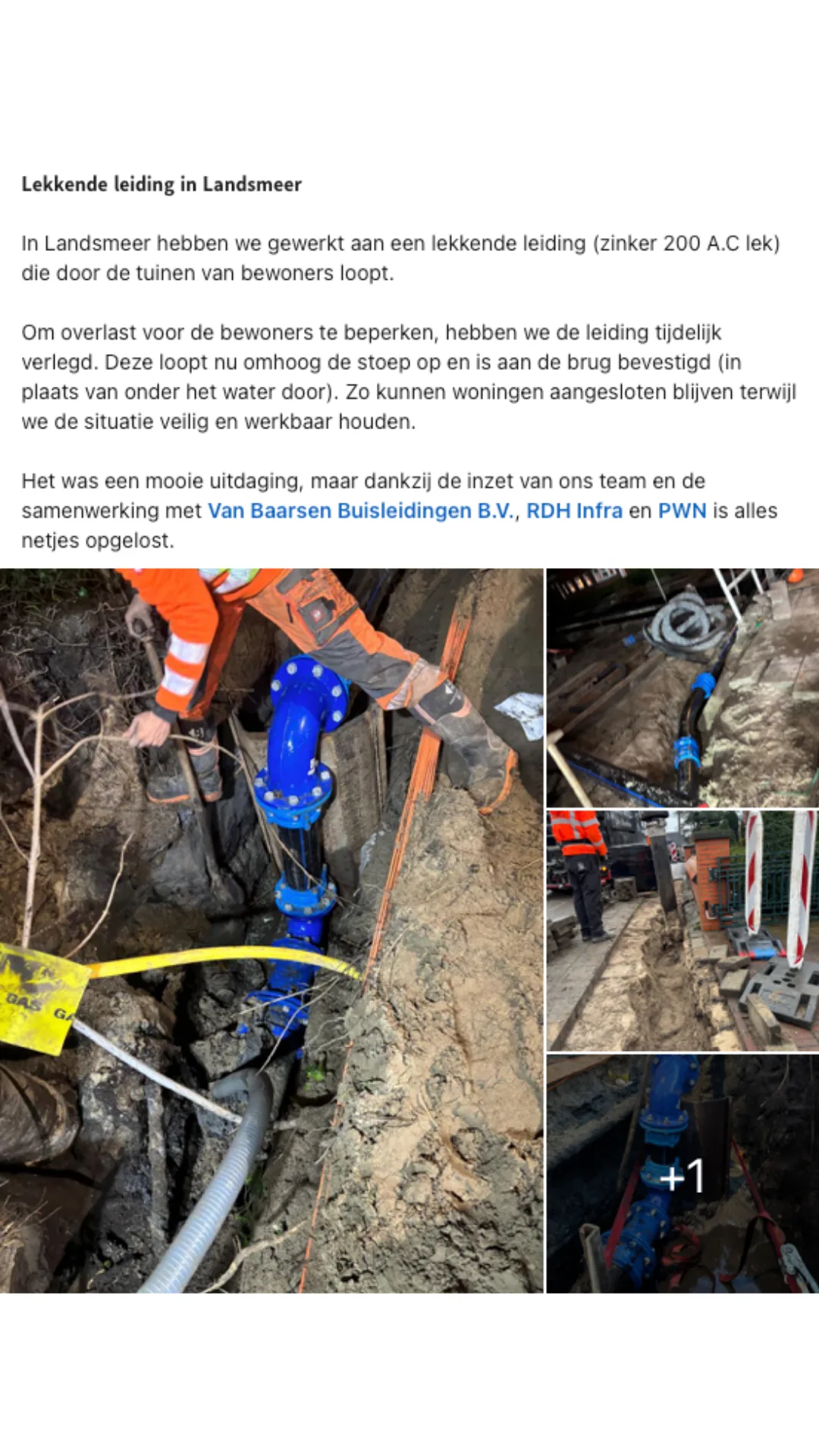 P.S.C. Groot LinkedIn bericht 2
